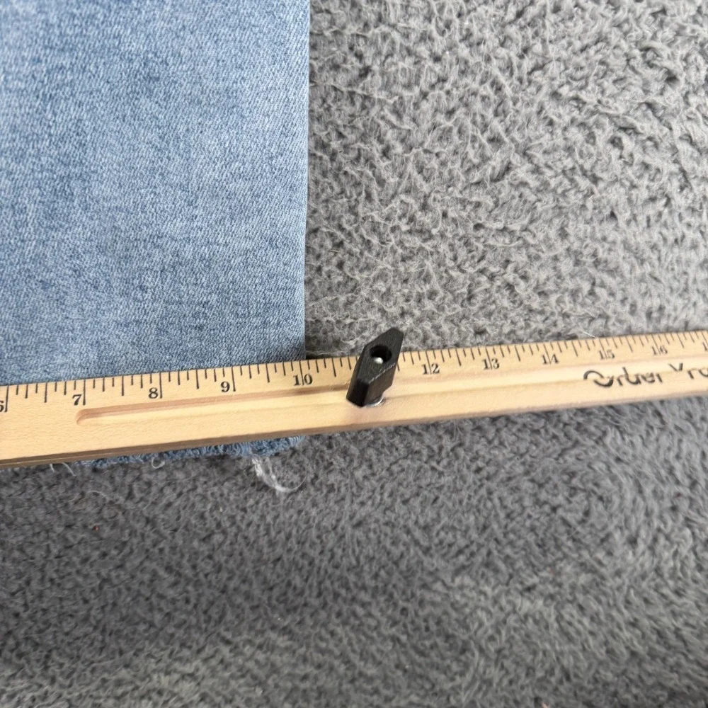 Hidden Jeans Womens 28x30 Blue Cotton Denim Wide-Leg Distressed Workwear Stretch - Picture 10 of 11